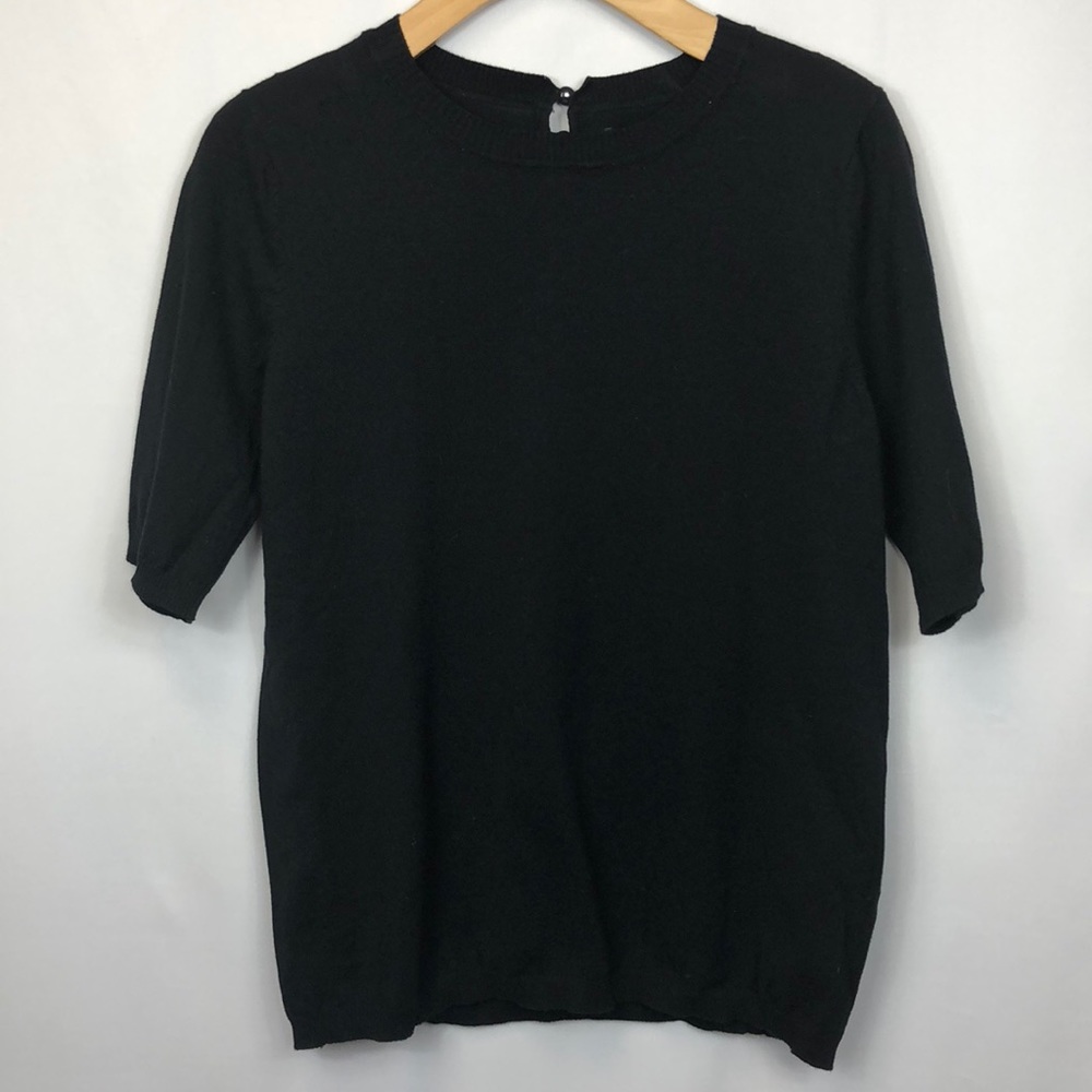 NWT Elbow Sleeve Button Back Sweater